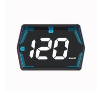 KABUTM Head Up Display Auto per Toyota Proace City Electric Long, Tachimetro GPS Digitale, Indicatore di velocità con Bussola e Avviso velocità, Installazione USB Plug & Play,A Without Mount