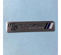 KABUTM Marchio Dell'auto Adesivo per Mazda Speed Mazda MS, Auto Sticker Stemmi e Decorazioni Adesivo Autoadesivo per Badge Auto, Auto Carrozzeria Emblema Logo Sticker,F