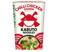 Kabuto Noodles Peperoncino pollo ramen aroma confezione da 6 (6 x 65 g Instant Noodles)