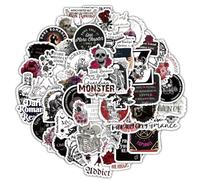 Kabwea 120 Pezzi Dark Romance Book Sticker, Bookish Sticker, Halloween, Kindle, Dark Romance