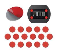 Kabwea 16 cuscinetti adesivi di ricambio su entrambi i lati, compatibili con dischi di parcheggio Needit Park Lite, 3 m, adesivi in vetro, per parcheggio elettronico