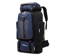 Kabxhueo 70L Zaino da Trekking Impermeabile per Uomo e Donna | Grande capacità per Escursionismo, Campeggio & Arrampicata | Zaino Ultraleggero per Ciclismo, Viaggi e Sport Outdoor,Dark Blue