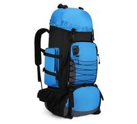 Kabxhueo Zaino da Trekking 80L - 90L Impermeabile Zaini da Escursionismo Zaino Viaggi di Campeggio Montagna per Donna e Uomo Zainetto Leggero Zaino per Alpinismo Arrampicata Ciclismo,Sky Blue