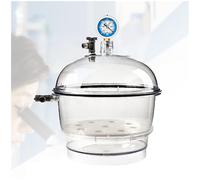 KACBFEE Essiccatore sottovuoto da Laboratorio da 150 mm/250 mm con manometro, Lenti ottiche, componenti di precisione, Prodotti farmaceutici, conservazione di reperti culturali 150ml