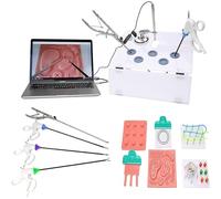 KACBFEE Kit di Simulazione per chirurgia laparoscopica, Strumento didattico Completo per Studenti di Medicina con Strumenti, 10 Moduli di Formazione, per Medici e studi Medici