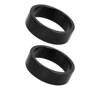 KACCDE 2 rondelle per bici da strada, per manubrio di biciclette, alzare e regolare le rondelle per 28,6 mm, distanziatori per cuffie per bici forcella