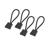 KACCDE 4 pezzi Shock Cord Tie Down Strap ARA Diving Tubo Clip di fermo Supporto Elastici Corda di Ricambio Accessori Immersione Subacqueo Clip di fermo Supporto Elastico Corda