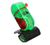 KACCDE Allarme sensibile per morsi di pesca per la maggior parte delle canne da pesca multi angolazione, indicatori di allarmi regolabili con allarme sonoro e luce morsi