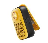 KACCDE Altoparlanti indossabili resistenti all'acqua con clip audio pulito Microfono integrato Altoparlanti compatibili Bluetooth Bluetooth con luce LED per lavoro all'aperto