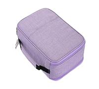 KACCDE Astuccio con 300 scomparti con manico, per matite colorate, organizer per matite di grande capacità, portapenne per la scuola, Viola