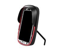 KACCDE Borsa impermeabile per telefono da bici con supporto per schermo da manubrio da ciclismo per telefoni da 4,5 a 6,4 pollici, supporto impermeabile con angoli regolabili, doppia cerniera