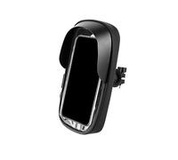 KACCDE Borsa impermeabile per telefono da bici con supporto per schermo da manubrio da ciclismo per telefoni da 4,5 a 6,4 pollici, supporto impermeabile con angoli regolabili, doppia cerniera