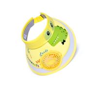 KACCDE Cappello con ventola di raffreddamento ricaricabile, con bordo ampio, protegge dal sole, leggero, accessorio da viaggio per sport all'aria aperta