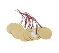 KACCDE Cicalino piezoelettrico del piatto di rame di 12mm, fili di | Placca di rame Buzzer, migliora la musica, accessori del sensore di pressione, vari usi interni