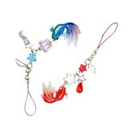 KACCDE Ciondolo a forma di pesce con perline a forma di stella, design unico, in resina, realizzato a mano, adatto per varie occasioni