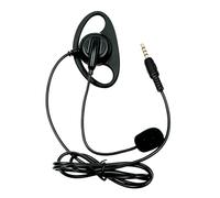 KACCDE Comunicazione guida turistica, testa dritta 3.5MM 4 SEZIONI | Comodo design ergonomico con trasmissione uditiva chiara, cavo flessibile per musei e viaggi