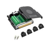 KACCDE Connettore sottile DB37 senza saldatura RS232 D sub adattatore con alloggiamento pieghevole e tubi di coda multipli adattatore D SUB industriale