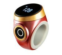 KACCDE Contatori elettronici Contatore per dita leggero Contatore Anelli ABS Monitora comodamente il conteggio dei giorni e gli avvisi di preghiera Promemoria tempo di preghiera