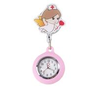 KACCDE Orologio da infermiera in silicone elastico con cordino elastico per controllare il tempo, custodia in silicone morbido e durevole, C