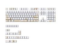 KACCDE Platinums Ricamo Originale Altezza Keycaps 146/136 Tasti Brilla Attraverso Retroilluminato Keycapst Per Tastiera Meccanica