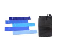 KACCDE Set di 5 anelli per esercizi fitness con 5 livelli, elastici per uomini e donne, set di esercizi di resistenza per fitness e fianchi