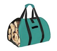 KACCDE Spaziosa borsa per legna da ardere all'aperto impermeabile materiali Oxfords manico rinforzato facile da pulire attrezzatura da campeggio tipo pesante borsa per il trasporto di legna da ardere