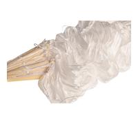 KACCDE Ventaglio in seta per danza del ventre con LED, lungo 1,8 m, velo luminoso per donne, accessorio per lode di culto