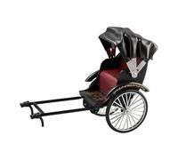 KACCDE Vintage Jinrikisha Rickshaw Modello In Metallo Da Collezione Triciclo Repliche Per Librerie Display Unico Adulti Leghe Triciclo Rickshaw Modello