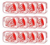 Kacctyen 12 pz Cheer Makeup Bag Cheer Regali Bulk per Team 7 x 4.7 x 2.4 '' Cosmetic Bag Cheerleader PVC Trucco Caso Cancella Toiletry Zipper Pouch per Cheerleading Compagni di squadra Forniture per