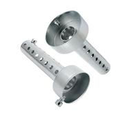 KACEPAR 60 mm DB Killer Universale Moto Muffler Baffle Silenziatore 2pcs | Universale per la maggior parte delle moto con terminale di scarico da 60 mm / 2,36 pollici