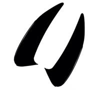 Kacepar Copertura per spoiler posteriore, copertura per spoiler posteriore, copertura per bocchetta dell'aria del paraurti posteriore, compatibile con Mercedes Benz CLE Coupe C236 AMG, nero lucido