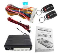 KACEPAR Sistema di allarme per auto, sistema di allarme senza chiave, kit centrale per auto UniV/e*rsal, antifurto con telecomando, adatto per auto da 12 V