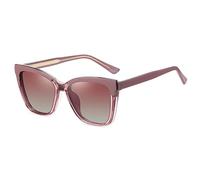 kachawoo Occhiali da sole polarizzati magnetici da donna clip su occhiali da sole TR90 montatura Eyewear Anti Blue Light lenti, Cameo Purple Frame, L
