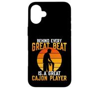 Kachon Cajónist - Kit per percussioni, motivo: Cajónist Custodia per iPhone 16 Plus