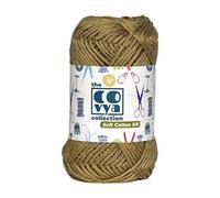 KACHVI 100% Cotone 8/8 Ply Yarn Thread Balls per Maglieria all'Uncinetto Home Decor Sciarpa Nappine Guanti, Abbigliamento e Progetti Fatti a Mano, Confezione da 6 Colori Solidi, (Cachi)