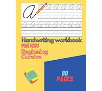 Kacper Podsiadl Handwriting Workbook For Kids Beginning Cursive: Wri (Tascabile)