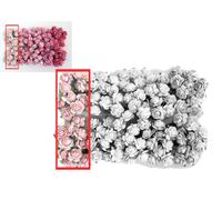 KADADSA 100 piccole rose artificiali miste rosa in cinque colori, fiori di carta di gelso 15-18 mm, fiori per matrimoni e scrapbooking (colore rosa 05)