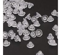 Kadagg 100 Pezzi Orecchini Cuscino Orecchini Clip Cuscino Orecchini Cuscino Adatto per Orecchini Clip Silicone