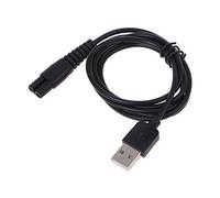 Kadagg Cavo di Ricarica USB per Rasoio Elettrico Cavo di Alimentazione Adattatore Elettrico per Rasoio Elettrico MJTXD01SKS Spina Nera