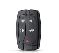Kadagg Chiave di Ricambio Compatibile per Rover-Freelander 2 5 Pulsanti Telecomando Smart-FOB Custodia Guscio Lama Non Tagliata ricambi Auto