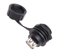 Kadagg Presa di Montaggio per connettore Femmina USB 2.0 con Pannello Impermeabile IP67 con Tappo