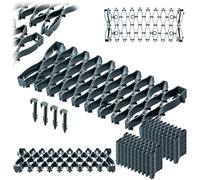 KADAX 20 griglie di protezione per prato per robot tosaerba, 47 x 20 cm, griglia per prato, protezione dai danni causati da robot tosaerba, piastre in plastica (verde)