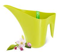 KADAX - Annaffiatoio da 1,2 l, colore verde, con beccuccio lungo per un'irrigazione precisa, design leggero, per piante in vaso per la casa e il balcone