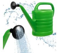 KADAX Annaffiatoio universale, Annaffiatoio plastica con beccuccio lungo, per piante da interni ed esterni, verde con impugnatura comoda (2,5L)