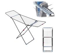 KADAX Asciugatrice con ruote e appendiabiti per calze, 171 x 100 cm