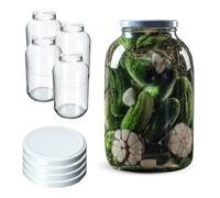 KADAX Barattoli per conserve, 4 l, vasetti per conserve, fi100 mm