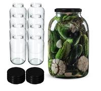 KADAX Barattoli per conserve, 4 l, vasetti per conserve, fi100 mm, per conserve, barattoli per conserve, barattoli per conserve