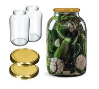 KADAX Barattoli per Conserve, 4 l, vasetti per Conserve, fi100 mm, per Conserve, barattoli per Conserve, barattoli per Conserve