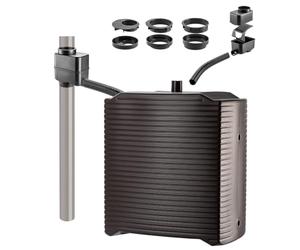 KADAX Barile per acqua piovana, serbatoio modulare per l'acqua piovana da giardino, barile resistente agli agenti atmosferici da 126 litri, raccoglitore d'acqua, contenitore in plastica per la pioggia