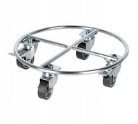 KADAX Base per fiori con ruote, tavola rotante, contenitore per fiori, rotond...